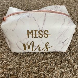 Miss to Mrs cosmetic bag